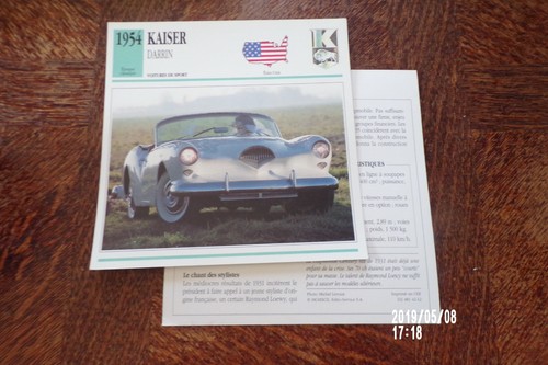 Fiche card carte car - card,