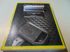 catalogue livret d entretien tracteur pelouse et jardin JOHN DEERE X485  DE 2002