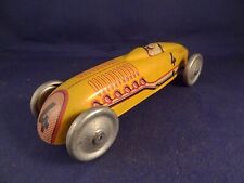 Vintage very rare tin toy race car BUGATTI JEP number 4 France 1920's PARIS