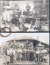 2 Cartes photos CPA La