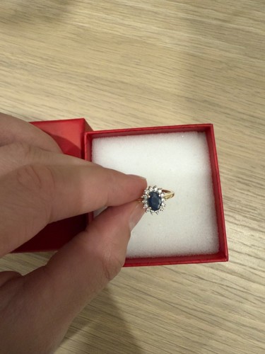 Bague carats et saphir - bague,