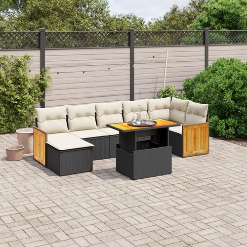 Salon jardin avec coussins - salon,