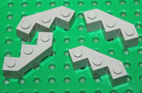 Lego light gray brick - x,