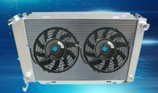 Aluminum Radiator+FAN For Ford