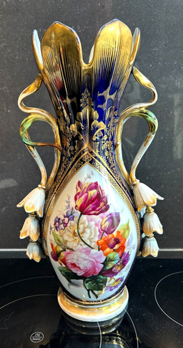 Ancien grand vase porcelaine - ancien,