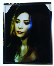 MYLÈNE FARMER 1990s EKTACHROME TRANSPARENCY #1 VINTAGE ORIGINAL 12x9 cm