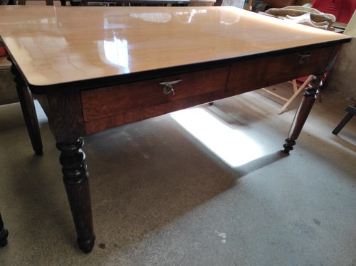 Ancien grand bureau vintage 2 - grand,