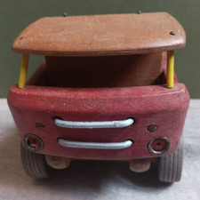 jeu jouet ancien en bois tracteur camion semi remorque ref 666 dejou