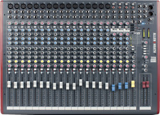 TABLE DE MIXAGE USB + EFFETS 16 IN MONO, 3 STEREO, 4 AUX  ALLEN & HEATH ZED-22FX