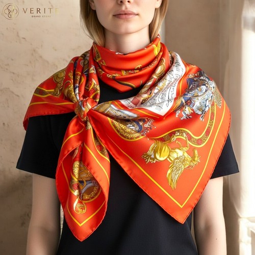 Rare vintage foulard soie - foulard,