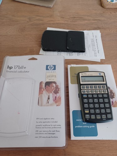 Calculatrice 17bii - hp, 17bii+