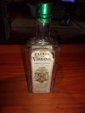 Ancienne bouteille, flacon d'élixir de VERGINIE  collection