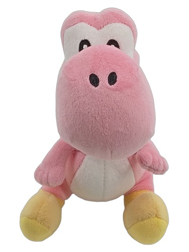 Super mario peluche yoshi rose - mario,