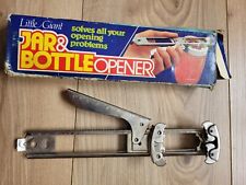 Ouvre bouteille et bocal géant vintage années 80