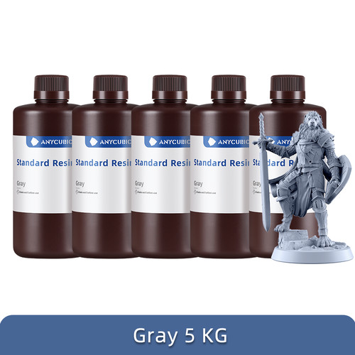 5kg anycubic gray résine - anycubic,