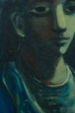 Beau Tableau ancien portait de