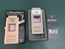 RARE Jeu MIcrovision 7 BLITZ testé fonctionnel en boite + notice