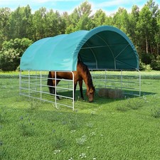 Tente pour Bétail PVC Pâturage de Jardin Abri Chevaux Moutons Vaches vidaXL