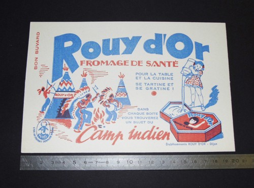 Buvard 1950 fromage - buvard, rouy
