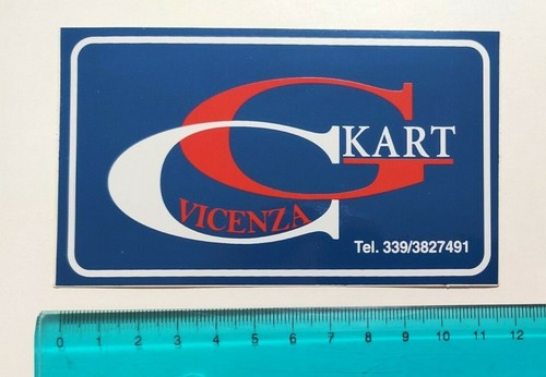 Adhésif kart vicenza sticker - kart,