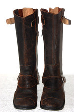 ASH Bottes Croute de cuir Marron nuancé Taille 38 TBE