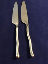 dinner knife wavey handles danish modern