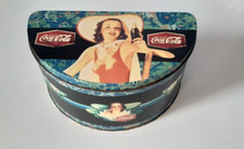 ANCIENNE BOITE PUBLICITAIRE " COCA COLA "  EN TOLE