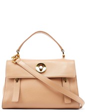 Beige leather muse way bag - leather, 2-way