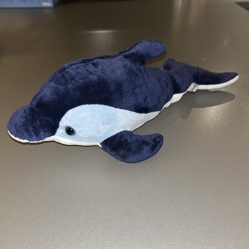 Doudou peluche dauphin - peluche,