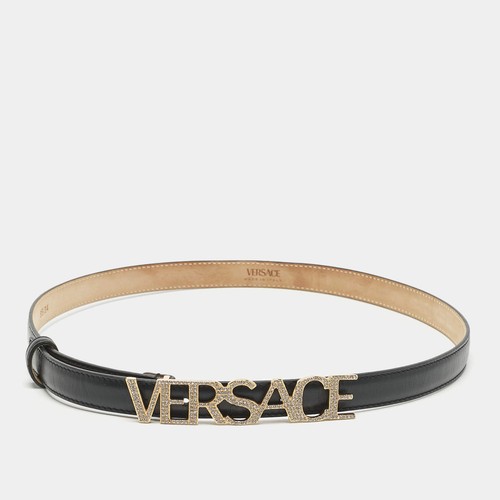 Ceinture versace cuir noir - versace,