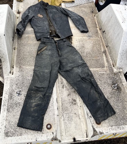 Harley leather jacket - leather, pants
