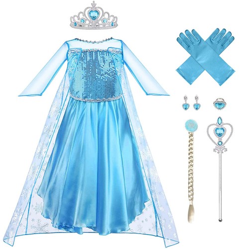 Robe princesse elsa 5pcs - robe, elsa,5pcs