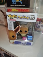 Figurine  Pop  Pokémon - Eevee / Evoli  N° 577  FLOCKED WONDROUS 2020 - Funko 
