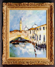 Bernard Folinais Vue de Venise vers 1970