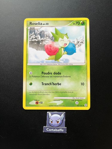 Carte pokémon roselia 132 - carte, 62/132