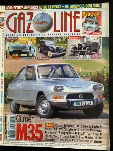 Gazoline 102 citroën m35 - gazoline, n°102;