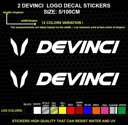 Devinci logo autocollant - 2,
