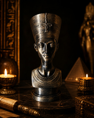 Buste néfertiti - cm, –