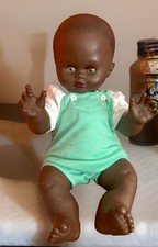 Poupée Noire Vintage Poupon Hauteur Env 42 cm Collection Ancien Baigneur