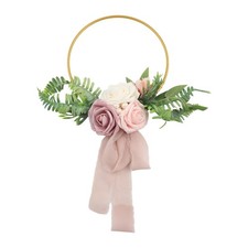 Guirlande de fleurs roses