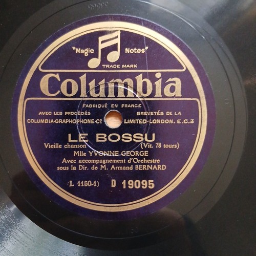 78t yvonne george - 78t, les