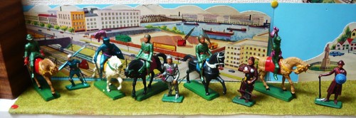 Starlux lot chevaux soldats - starlux,,