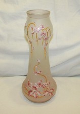 GRAND  VASE  cristal émaillé