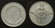 MEDAILLE TABLE / RENCONTRE DE L'ARME DE POING 1965 PARIS ARMEE POLICE - 6 cm