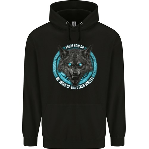 Loup sur fond tribal - loup, un