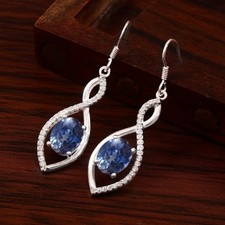 Boucles d’Oreilles Saphir