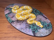 Albino Ball Python Sculpture