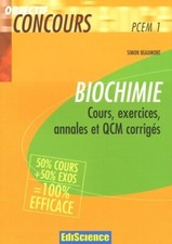 Biochimie PCEM 1 : 50% cours +
