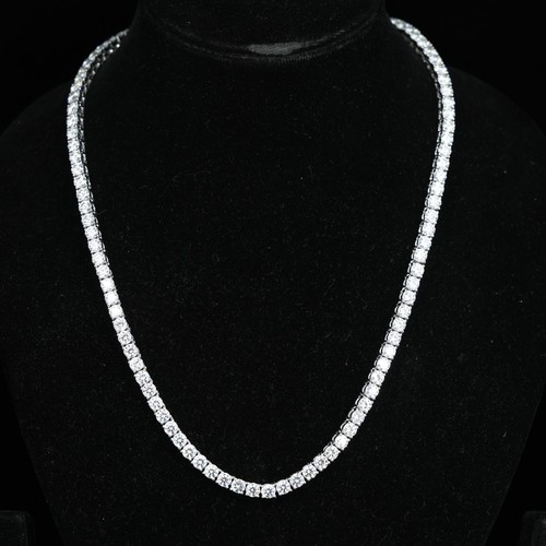 3mm moissanite tennis chain - tennis, 18