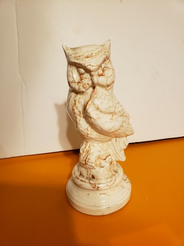 Vintage ceramic owl figurine